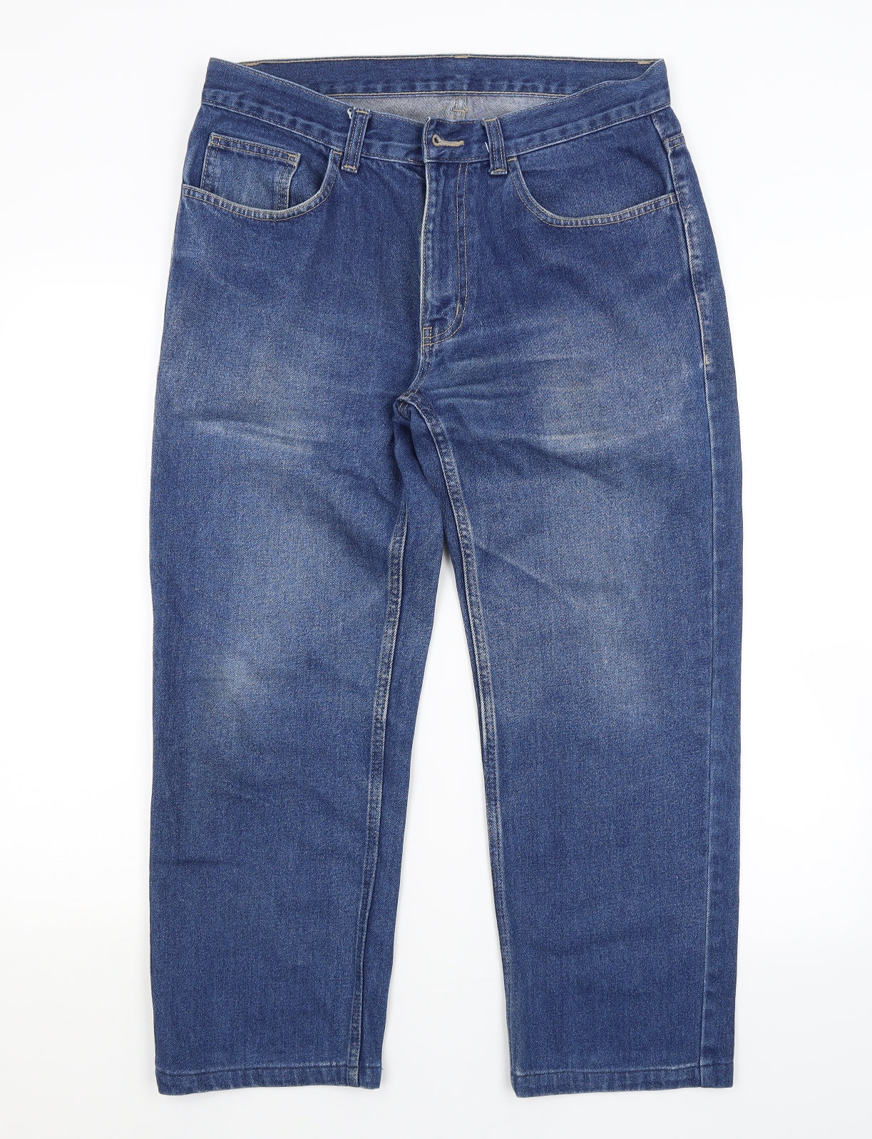 George Mens Blue   Straight Jeans Size 32 in L30 in