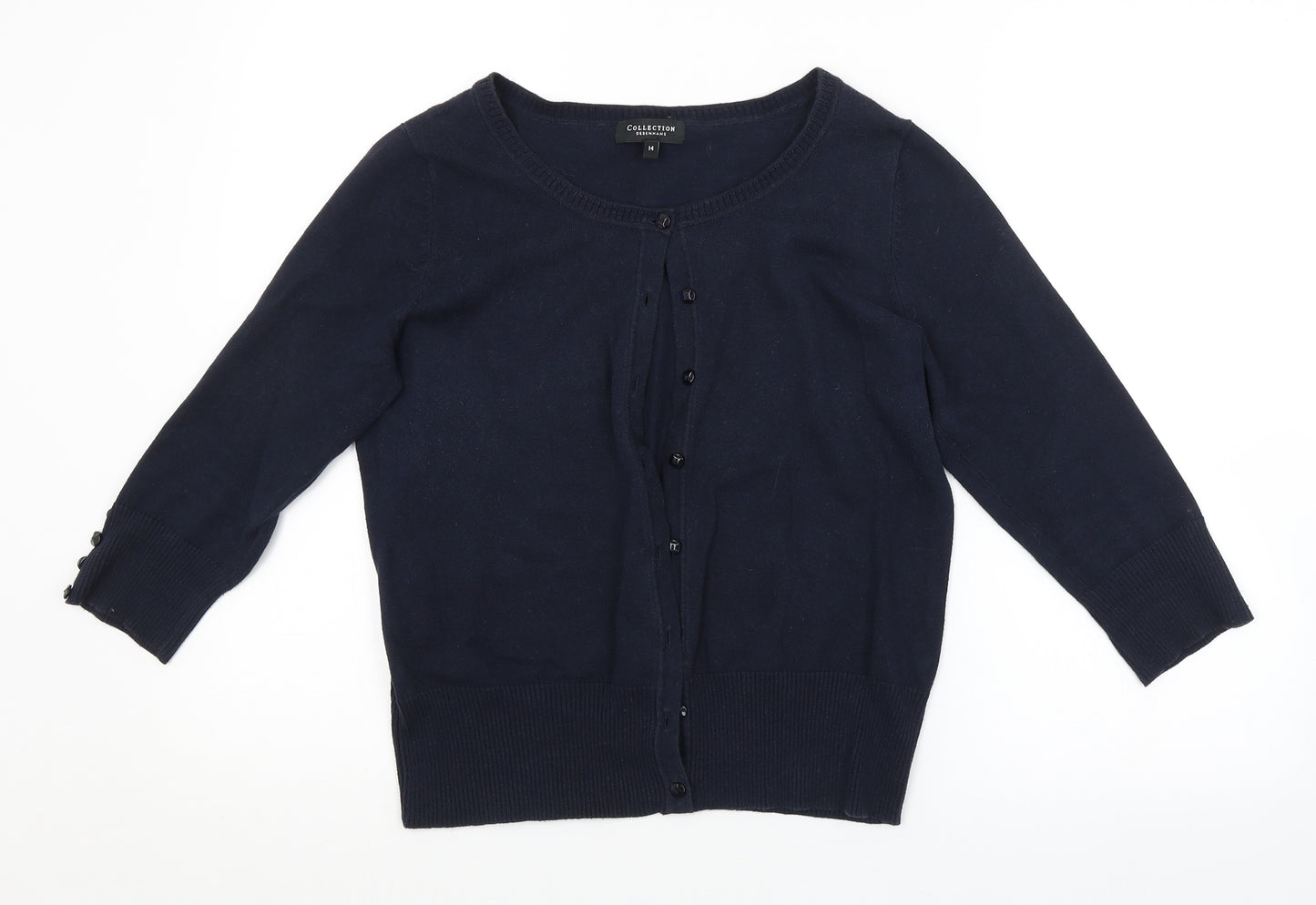 Debenhams Womens Blue   Cardigan Jumper Size 14