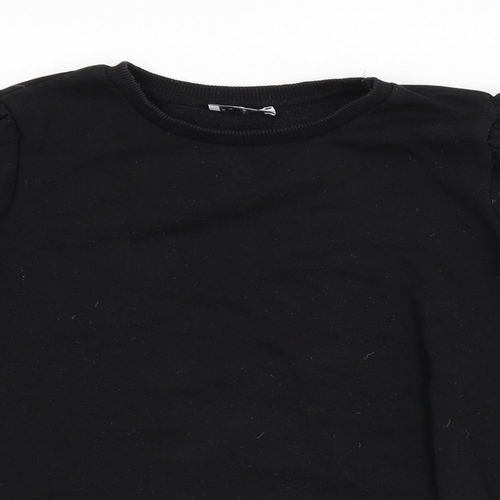 Papaya Womens Black   Pullover Sweatshirt Size 12