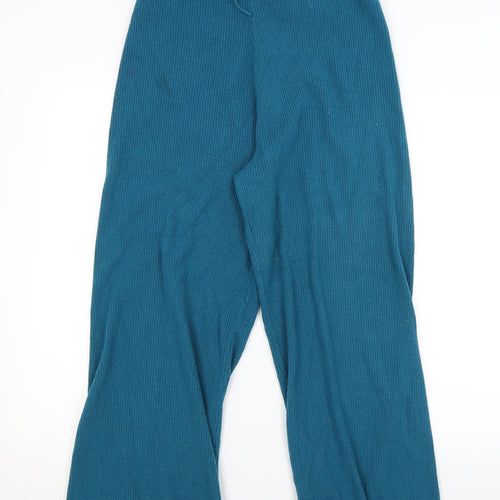 PRETTYLITTLETHING Womens Blue   Sweatpants Trousers Size 12 L24 in