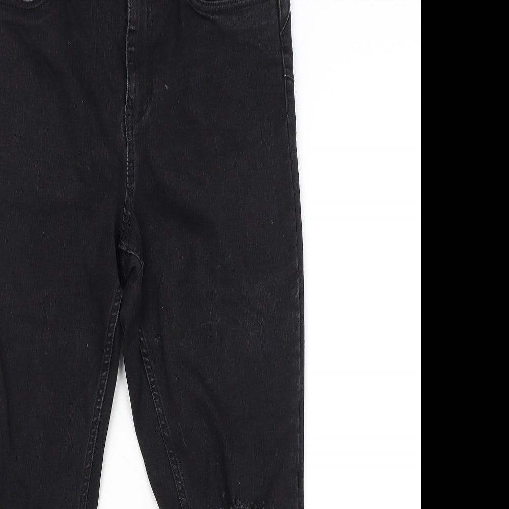 New Look Womens Black   Cropped Jeans Size 14 L24 in