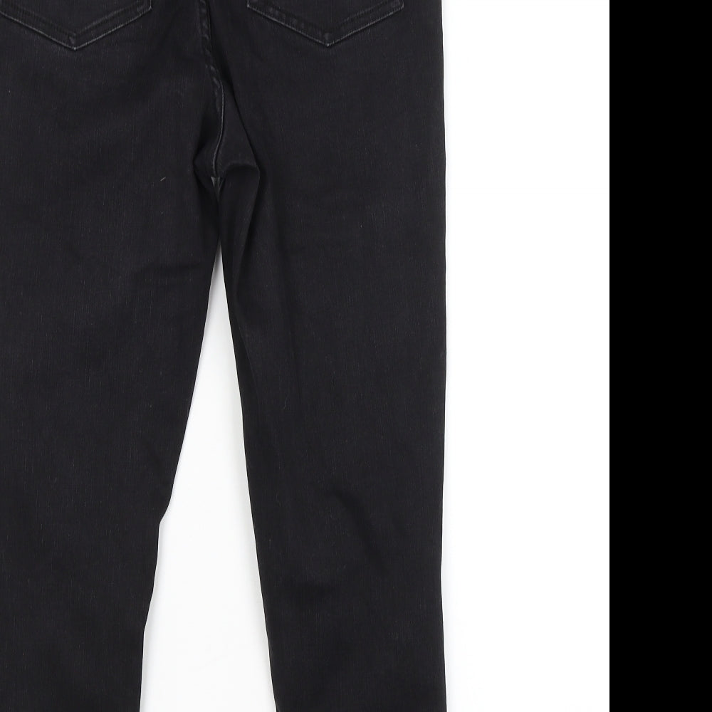 New Look Womens Black   Cropped Jeans Size 14 L24 in
