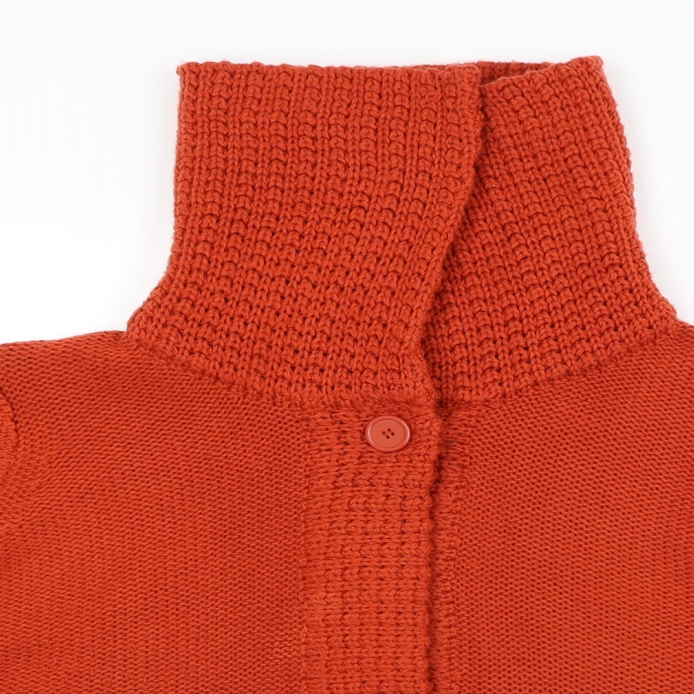 George Womens Red   Cardigan Jumper Size 16