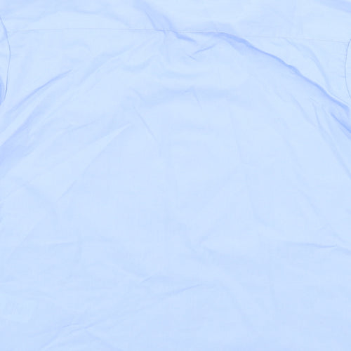 George Boys Blue   Basic Button-Up Size 8-9 Years