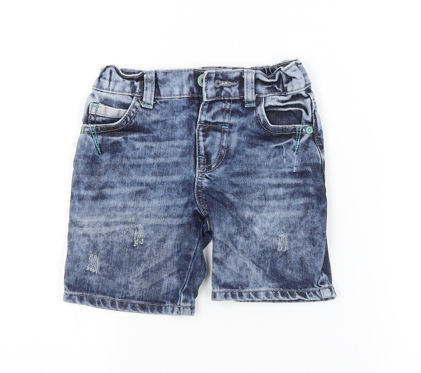 F&F Boys Blue   Cargo Shorts Size 3-4 Years