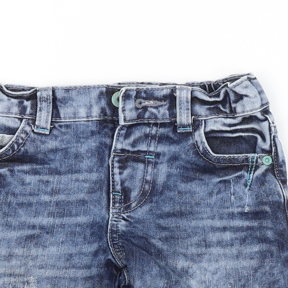 F&F Boys Blue   Cargo Shorts Size 3-4 Years