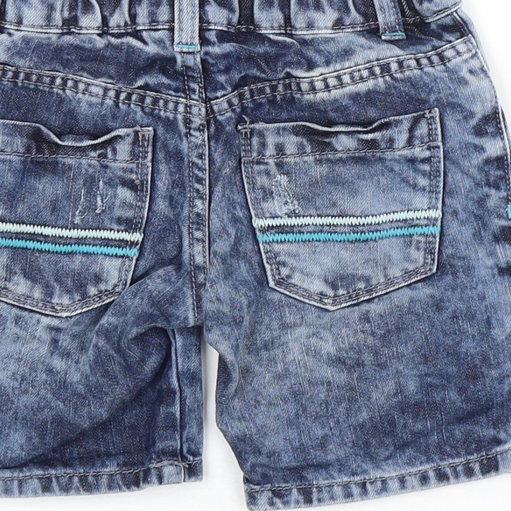 F&F Boys Blue   Cargo Shorts Size 3-4 Years