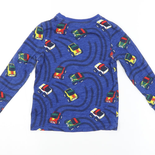 TU Baby Blue Geometric  Basic T-Shirt Size 18-24 Months