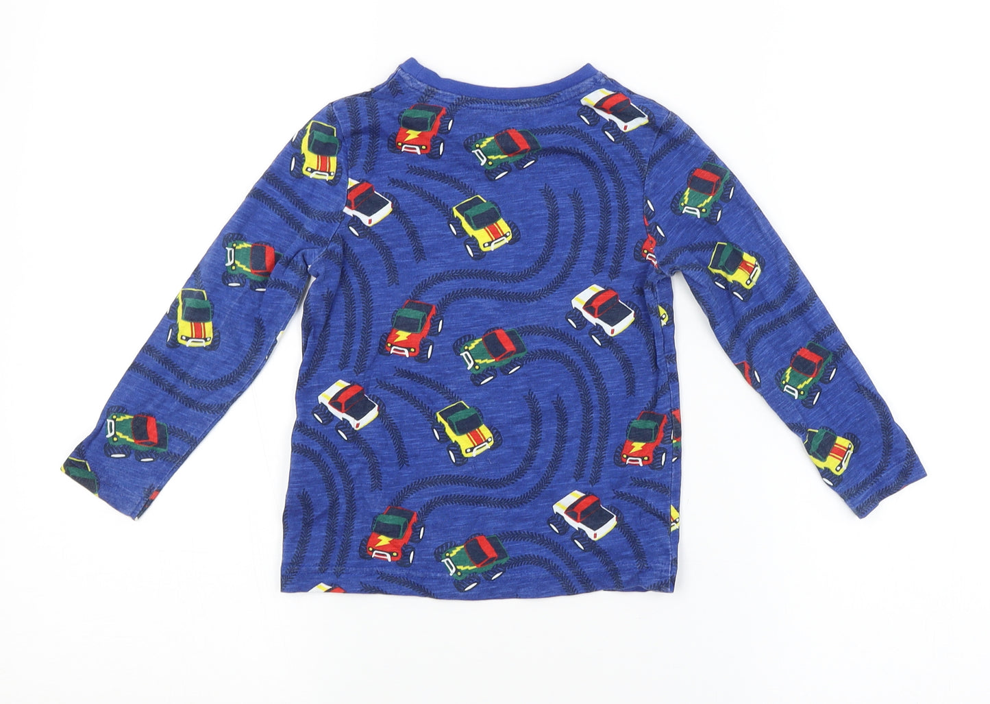 TU Baby Blue Geometric  Basic T-Shirt Size 18-24 Months