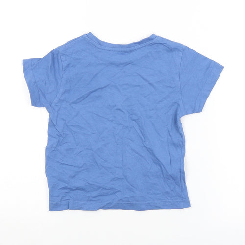 Primark Boys Blue   Basic T-Shirt Size 2-3 Years