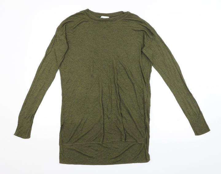 H&M Womens Green   Pullover Jumper Size S