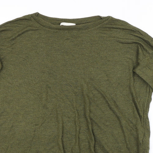 H&M Womens Green   Pullover Jumper Size S