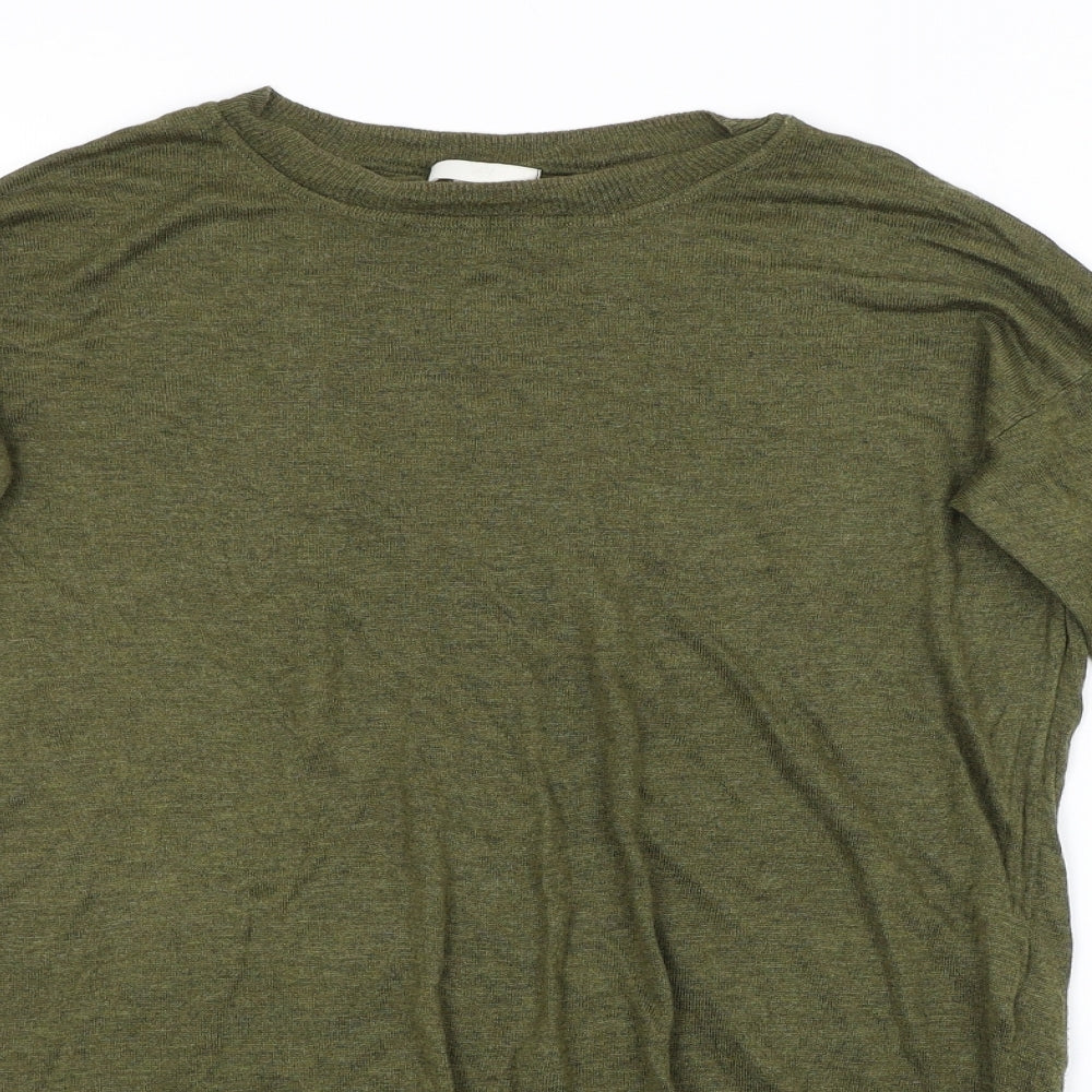 H&M Womens Green   Pullover Jumper Size S