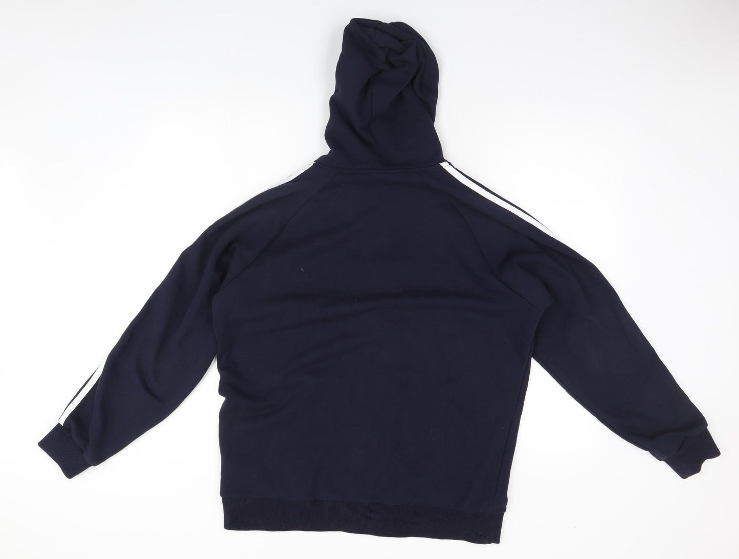 adidas Mens Blue   Full Zip Hoodie Size L