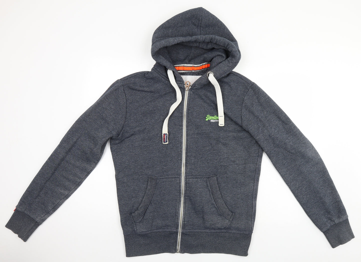 Superdry Mens Grey   Full Zip Hoodie Size L