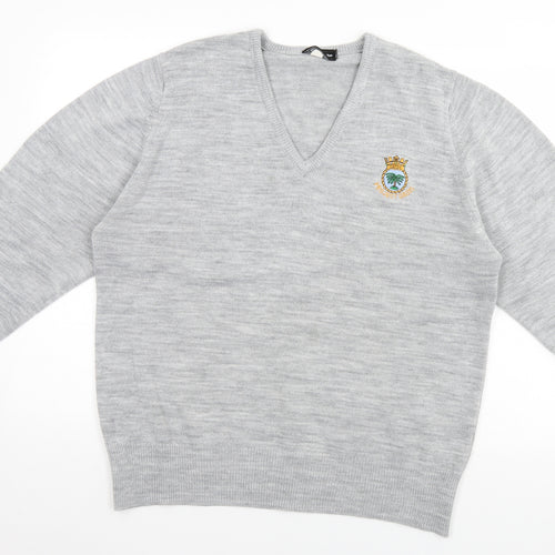 Courtelle Mens Grey   Pullover Jumper   - Project Oasis