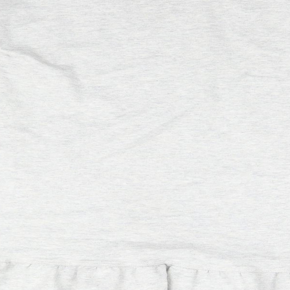 George Girls Grey   Pullover Jumper Size 9-10 Years  - Hearts