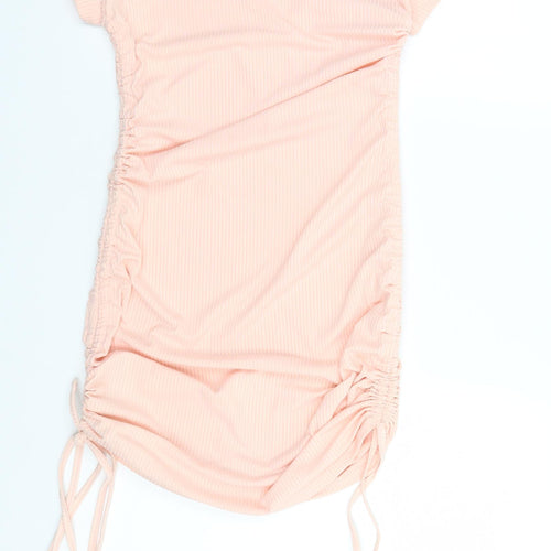 SheIn Womens Ivory   Basic T-Shirt Size 10