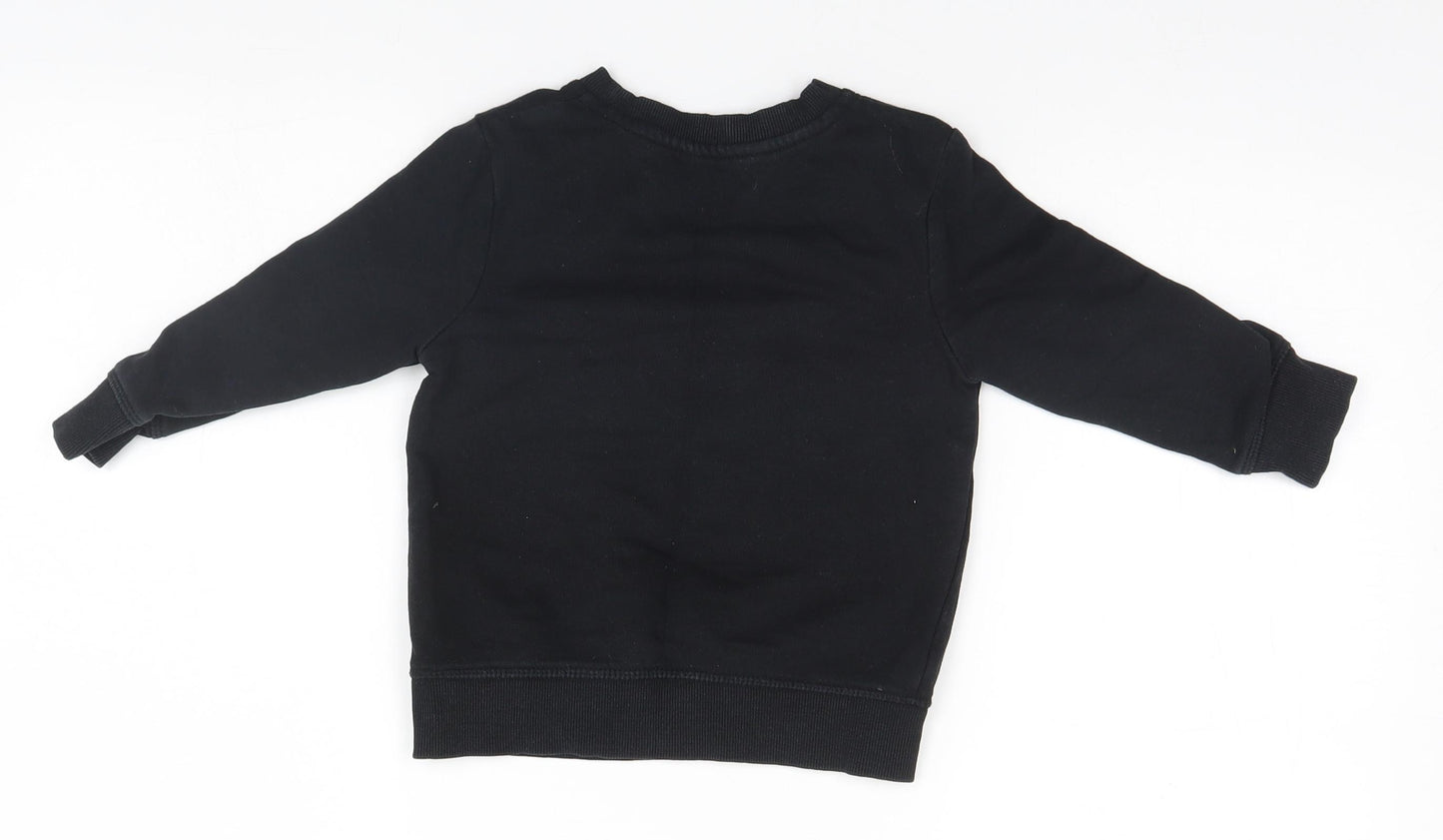 George Boys Black   Pullover Jumper Size 2-3 Years  - Super Duper Dude