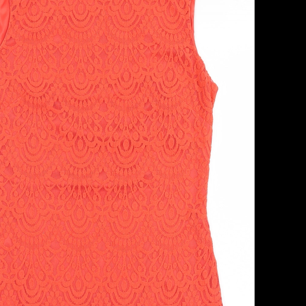Jessica Howard Womens Red Paisley  A-Line  Size 18
