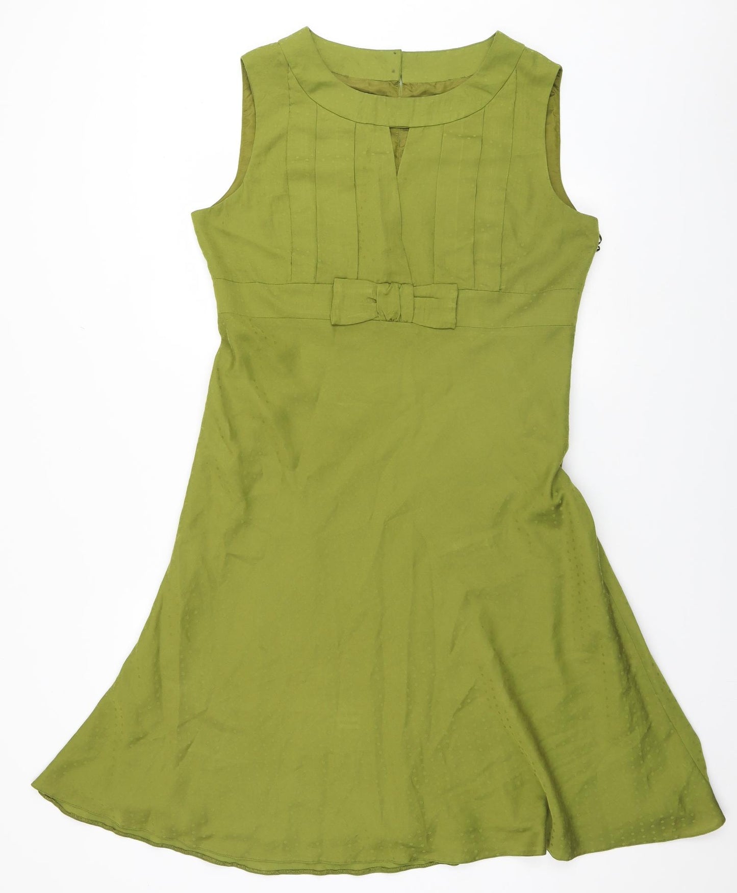 Kaliko Womens Green Polka Dot  A-Line  Size 16