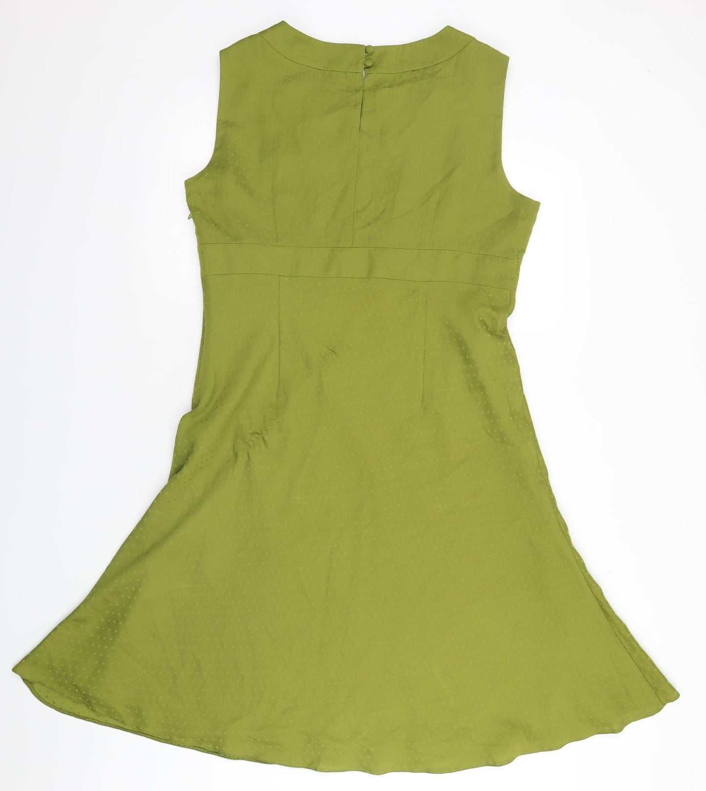 Kaliko Womens Green Polka Dot  A-Line  Size 16