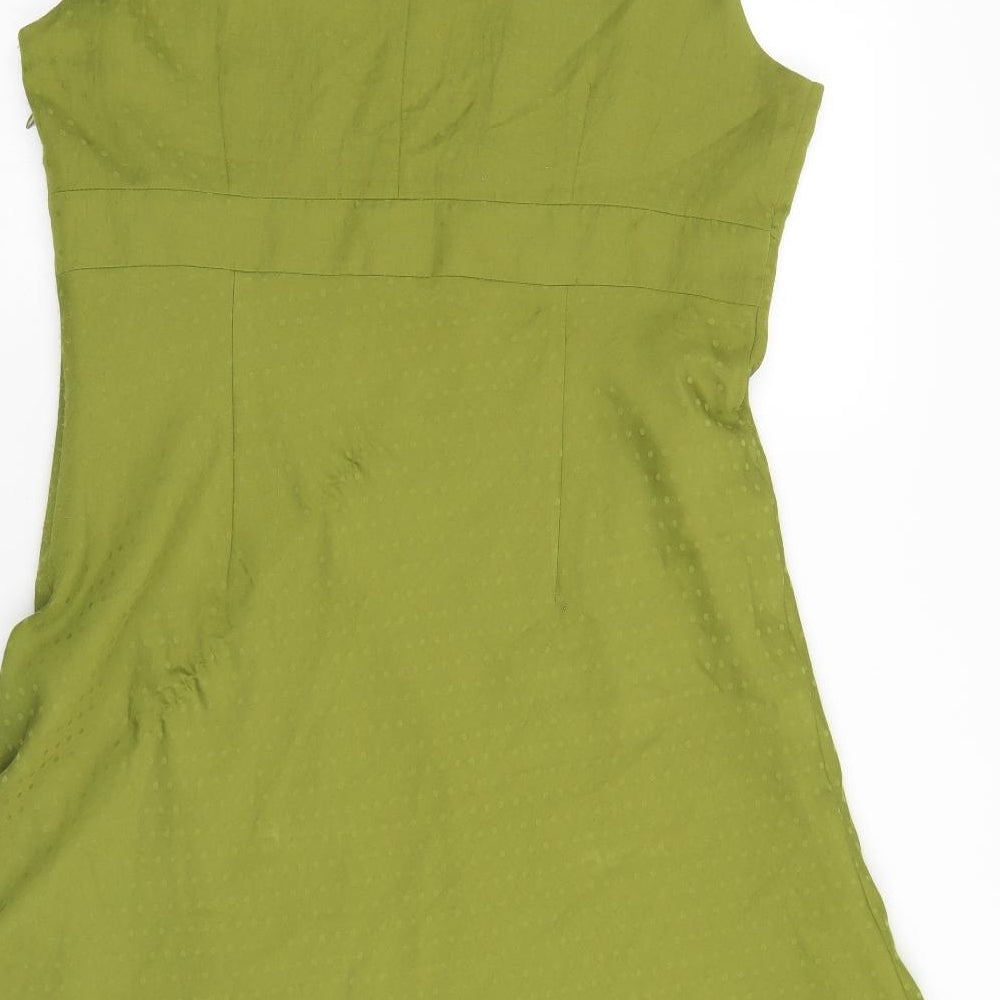 Kaliko Womens Green Polka Dot  A-Line  Size 16