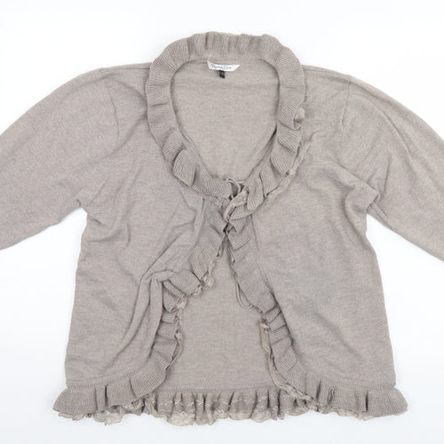 Preworn Womens Grey   Cardigan Jumper Size L