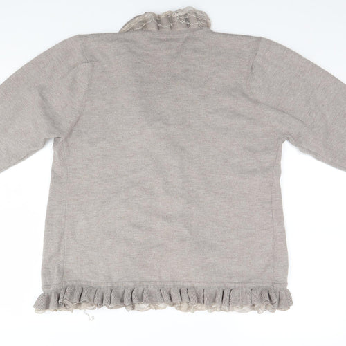 Preworn Womens Grey   Cardigan Jumper Size L