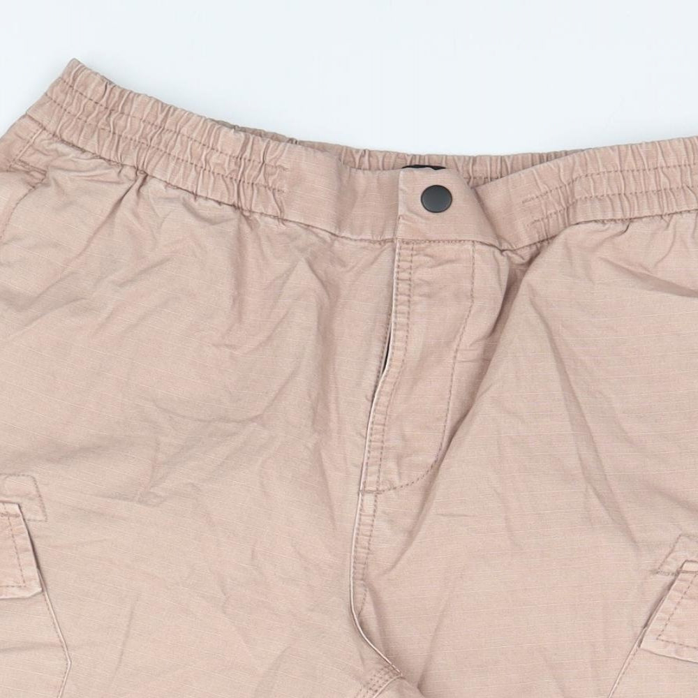River Island Mens Beige   Cargo Shorts Size 34