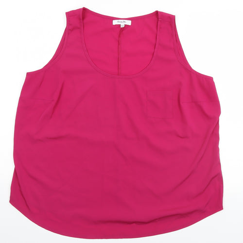 Simply Be Womens Pink   Basic Tank Size 20