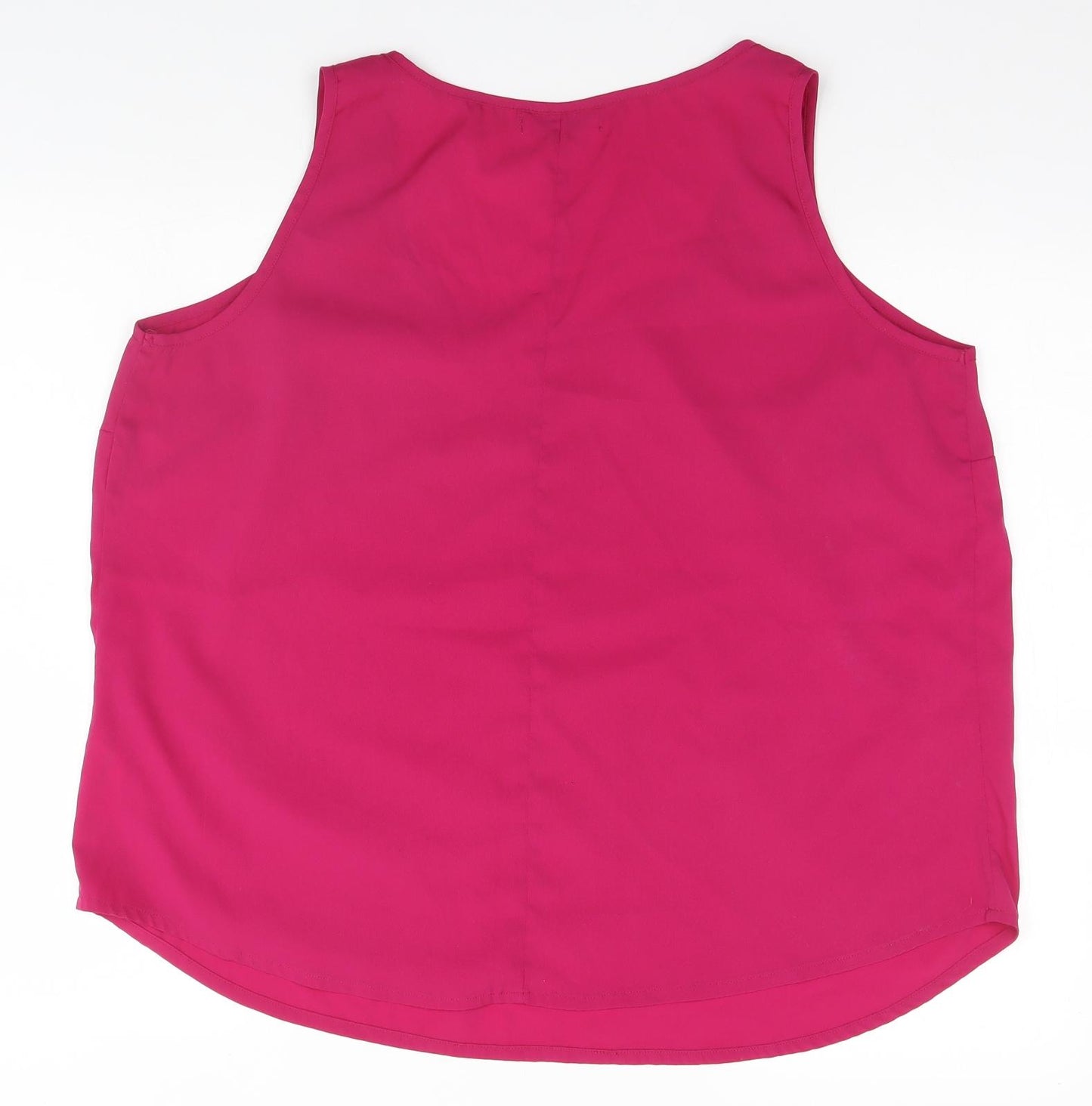 Simply Be Womens Pink   Basic Tank Size 20