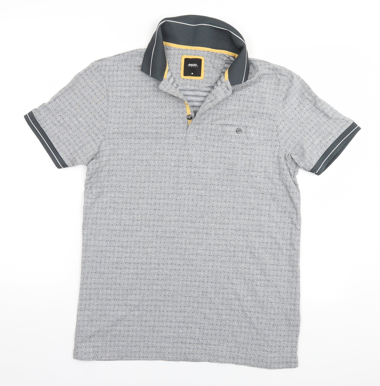 Burton Mens Grey    Polo Size M