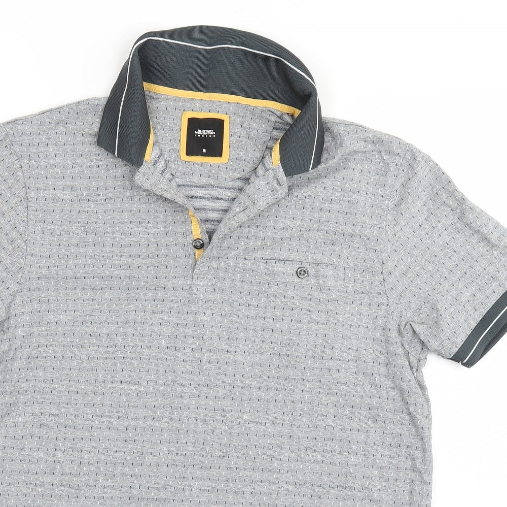 Burton Mens Grey    Polo Size M