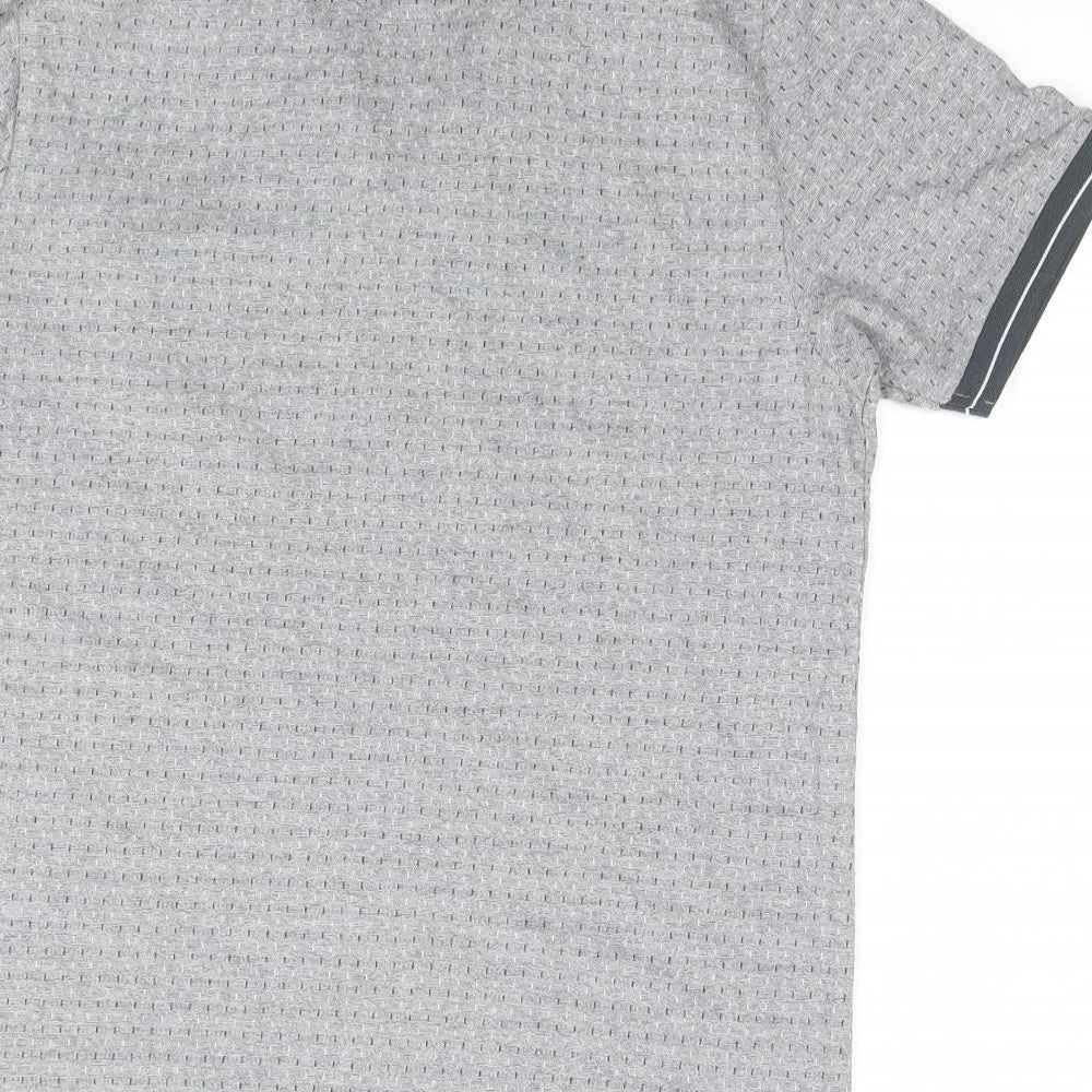 Burton Mens Grey    Polo Size M