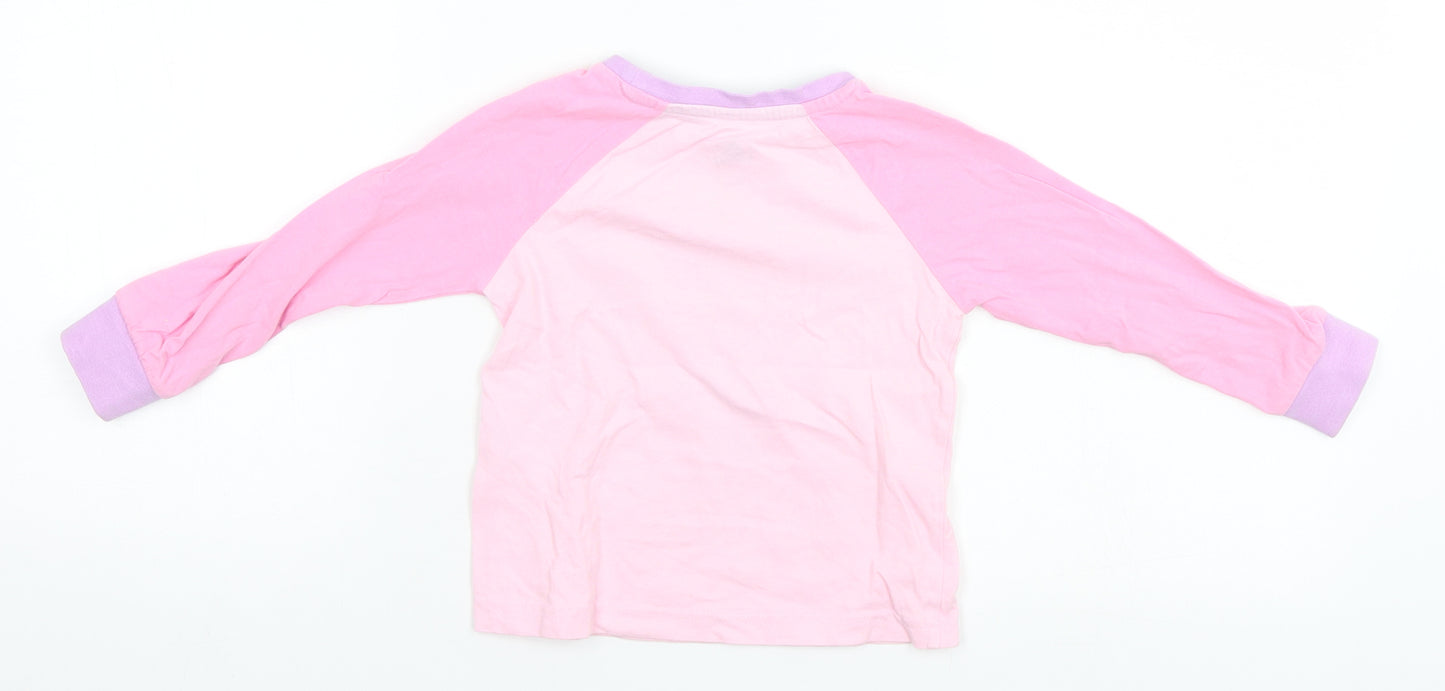 Disney Girls Pink   Basic T-Shirt Size 2 Years  - Mini Mouse