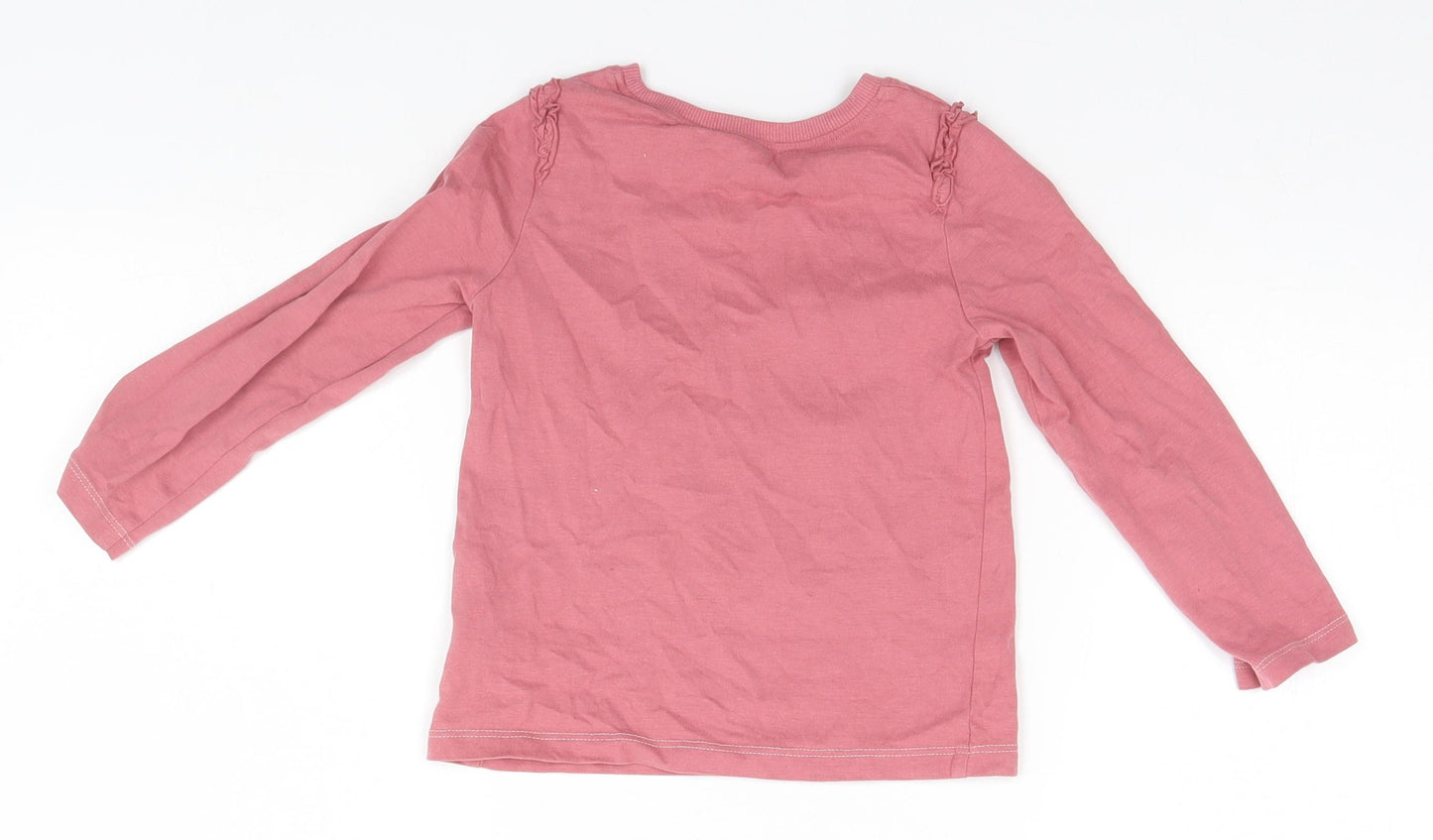 NEXT Girls Pink   Basic T-Shirt Size 2-3 Years  - Best Friends, Forever. Bunnies