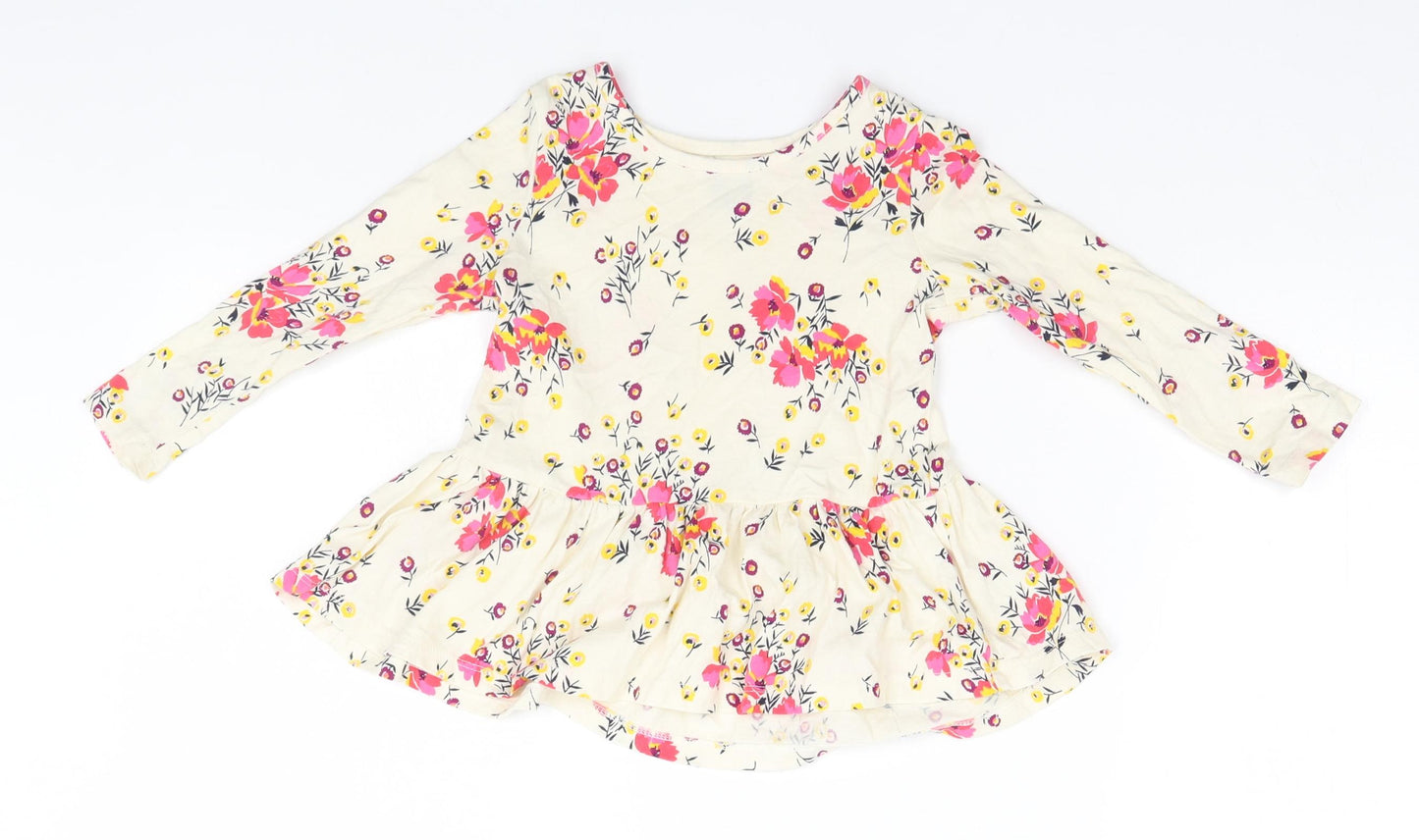 Gap Girls Ivory Floral  A-Line  Size 2 Years
