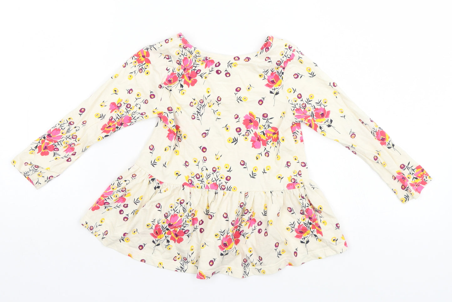 Gap Girls Ivory Floral  A-Line  Size 2 Years