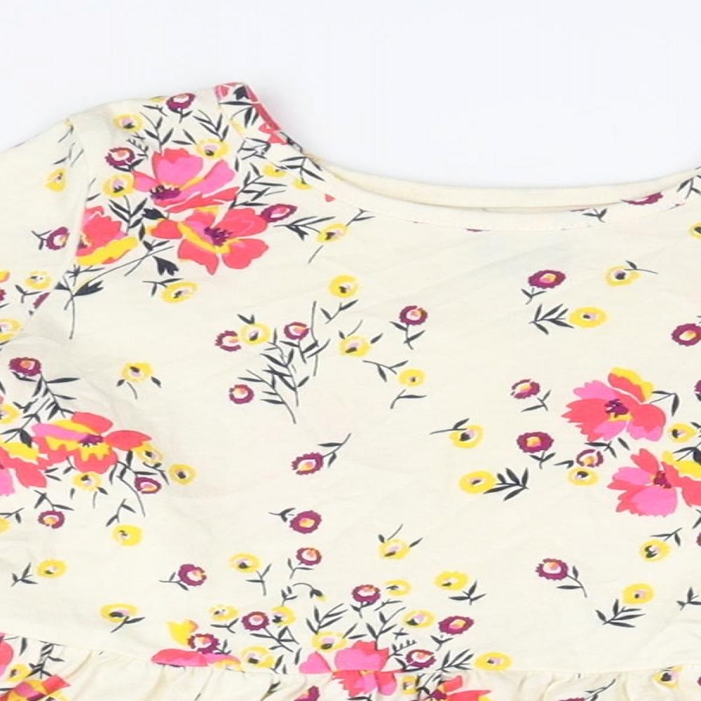 Gap Girls Ivory Floral  A-Line  Size 2 Years