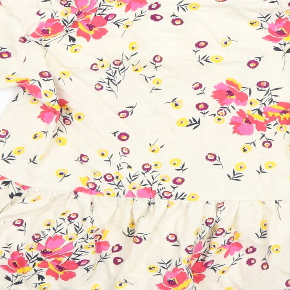 Gap Girls Ivory Floral  A-Line  Size 2 Years