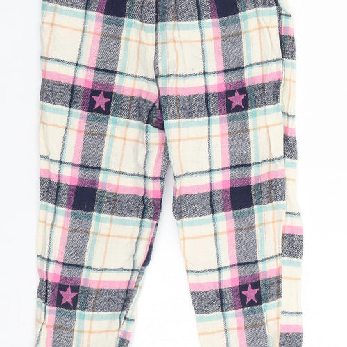 Nutmeg Girls Blue Plaid   Pyjama Pants Size 2-3 Years