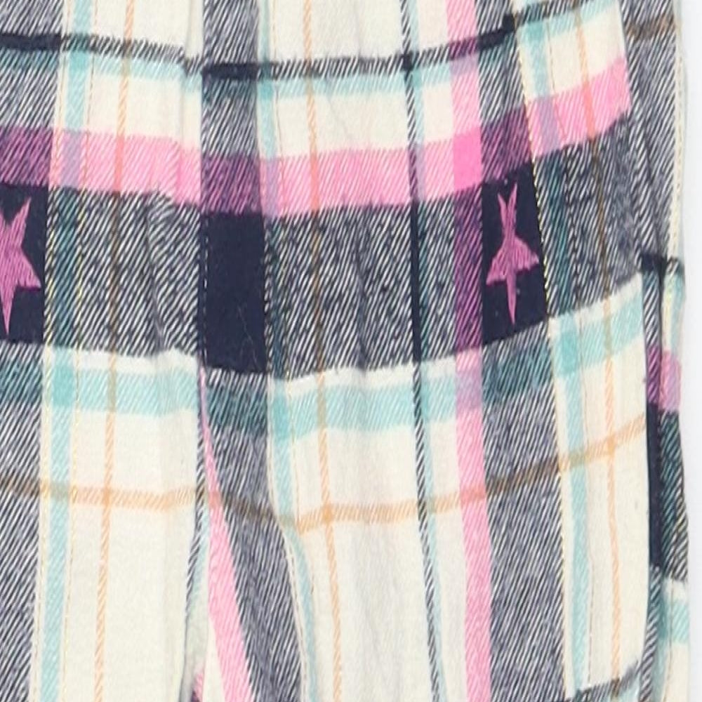 Nutmeg Girls Blue Plaid   Pyjama Pants Size 2-3 Years