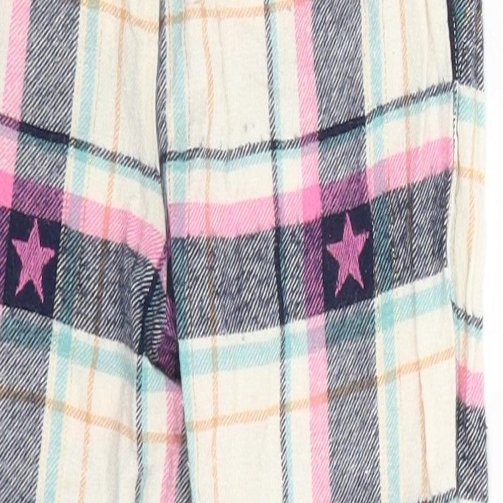 Nutmeg Girls Blue Plaid   Pyjama Pants Size 2-3 Years