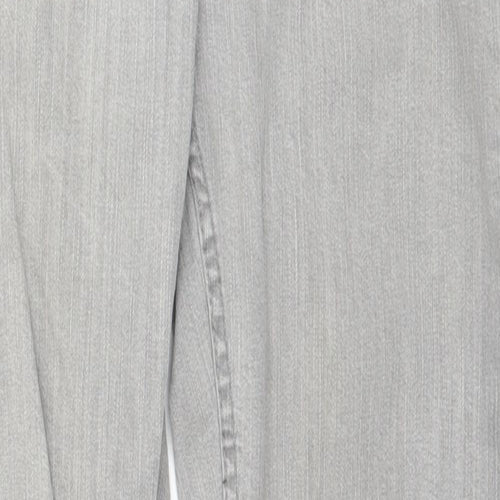 Denim & Co. Womens Grey   Straight Jeans Size 12 L30 in