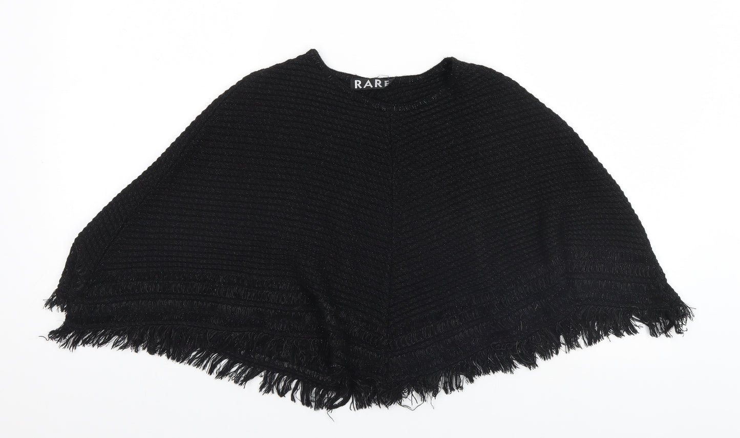 Rare Womens Black   Basic Blouse One Size