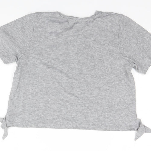 Primark Girls Grey   Basic T-Shirt Size 10-11 Years  - Paris is Always a Good Idea