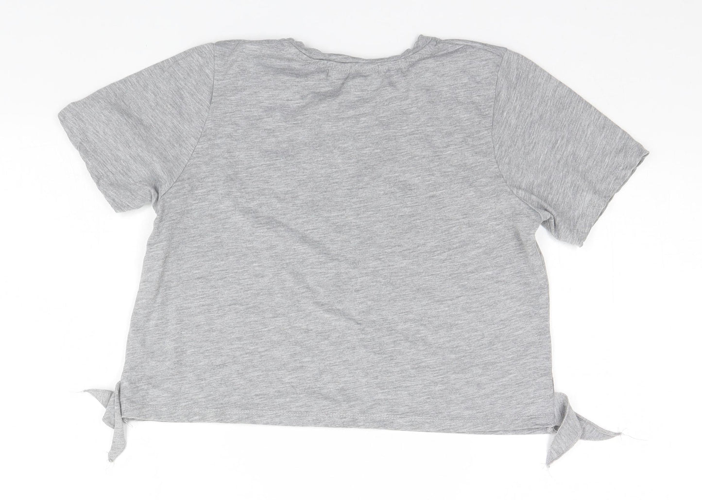 Primark Girls Grey   Basic T-Shirt Size 10-11 Years  - Paris is Always a Good Idea