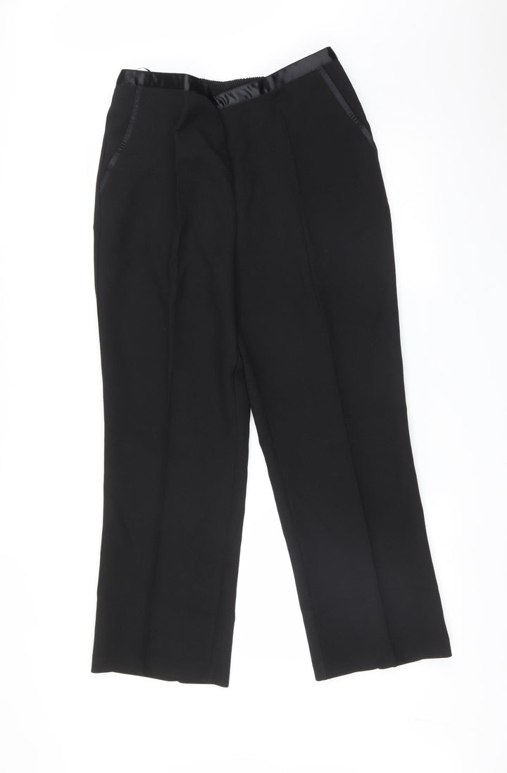 Damart Womens Black   Trousers  Size 16 L27 in