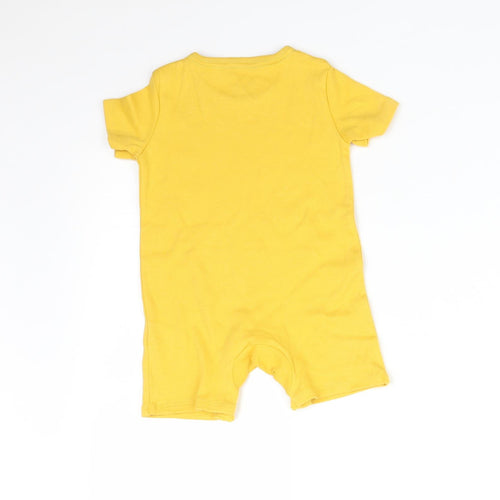 FRED&FLO Baby Yellow   Babygrow One-Piece Size 9-12 Months  - MUMMY'S LITTLE BESTIE
